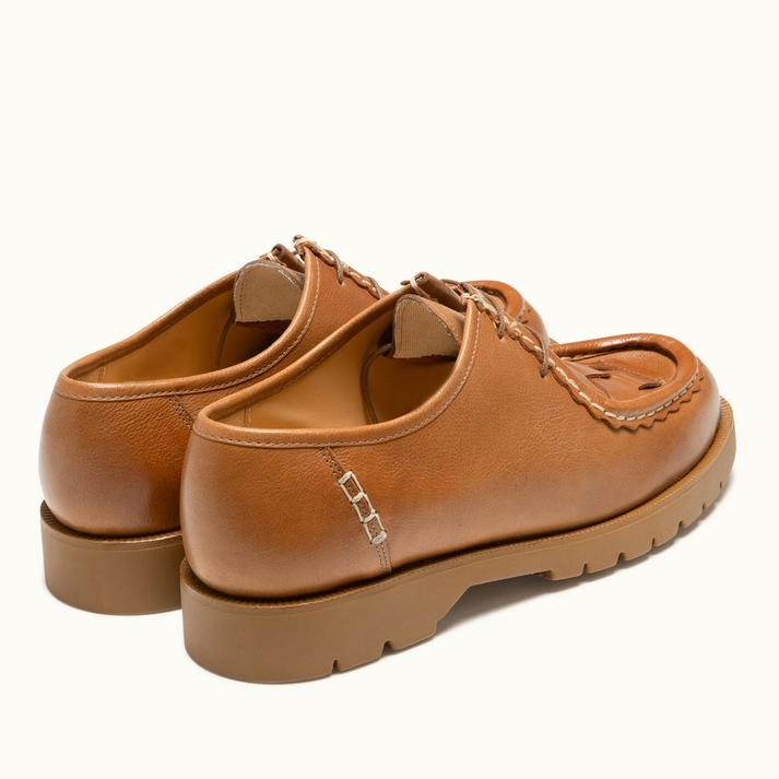 Kleman Derbies éco-responsables Cuir Cognac