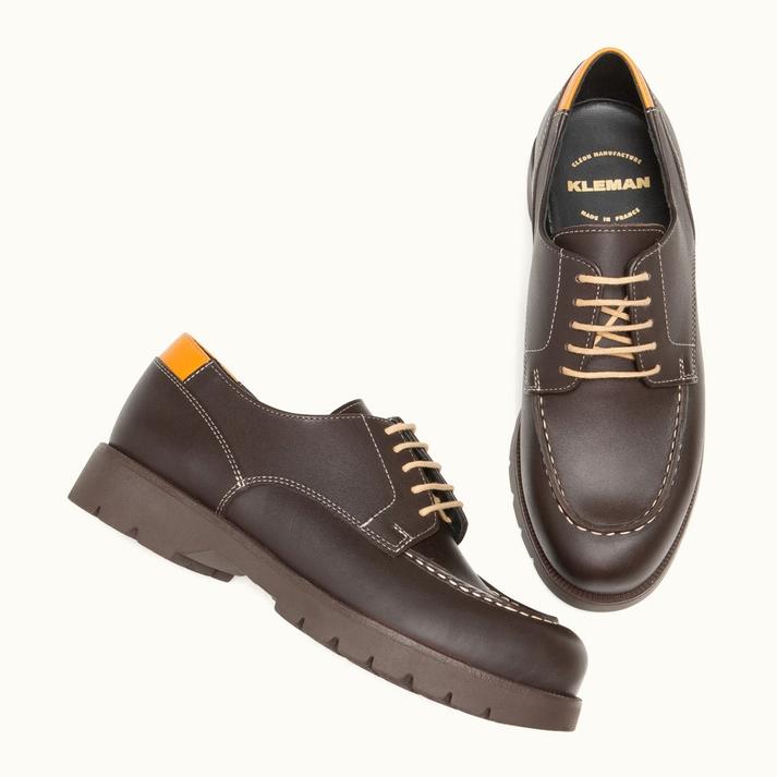 Kleman Derbies Made In France Chataigne-orange