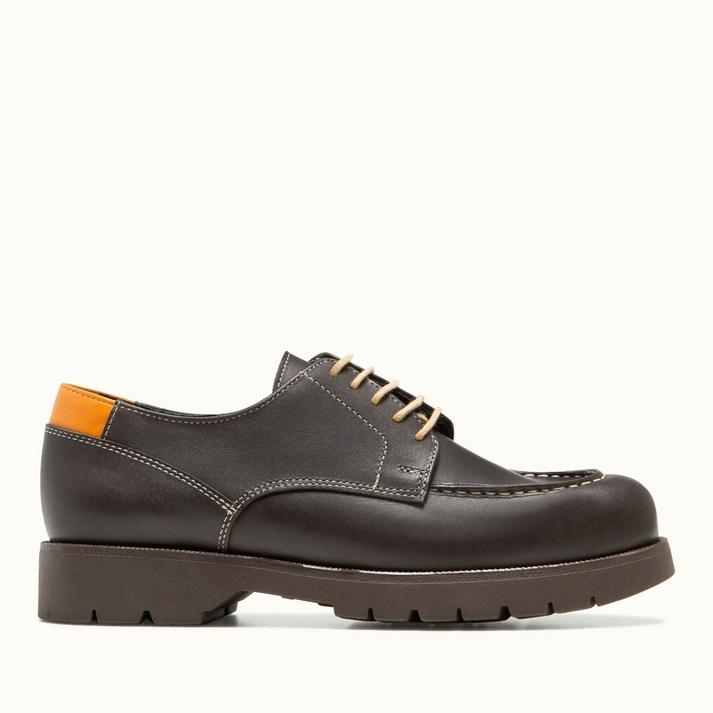 kleman Derbies made in France chataigne-orange