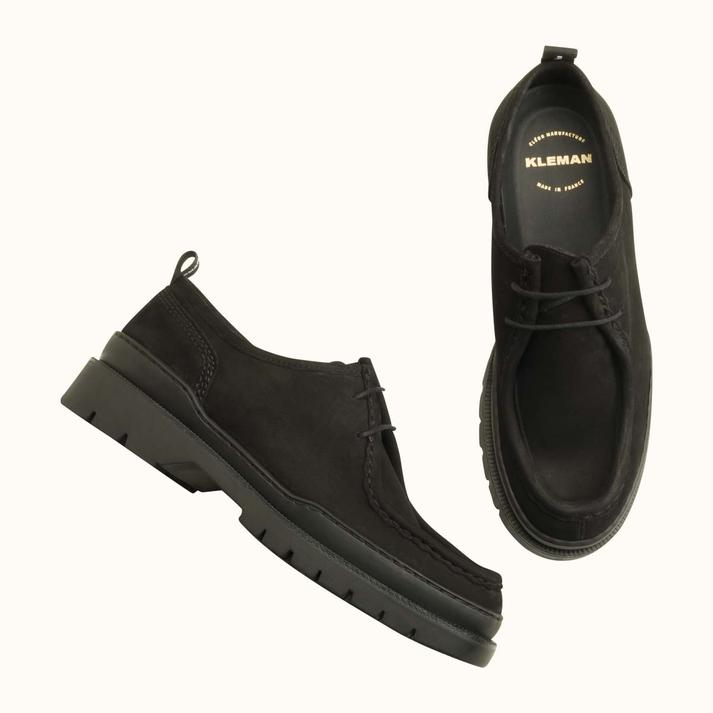 Kleman Derbies Nubuck Noir