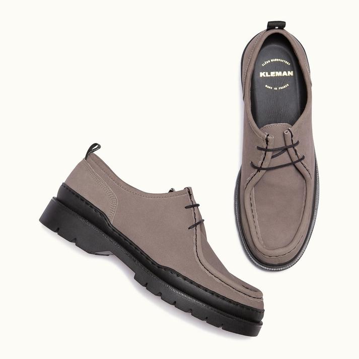 Kleman Derbies Nubuck Taupe