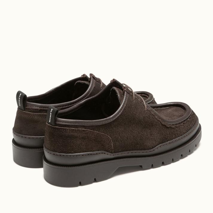 Kleman Derbies Semelle Crantée Cuir Marron