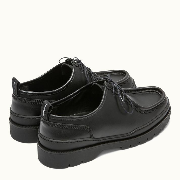 Kleman Derbies Semelle Crantée Cuir Noir