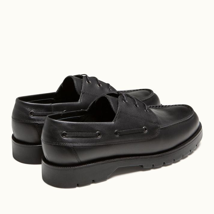 Kleman Derbies Semelle Crantée Cuir Noir