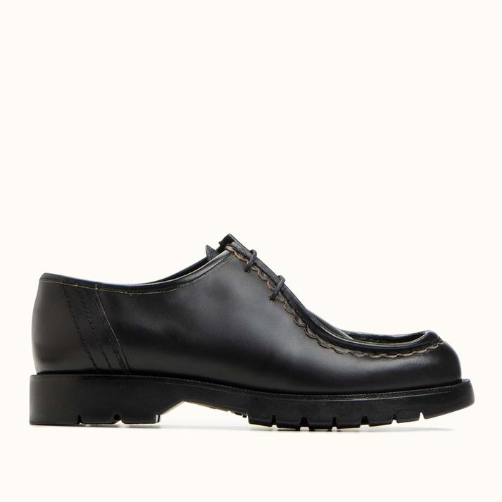 kleman Derbies semelle crantée cuir noir