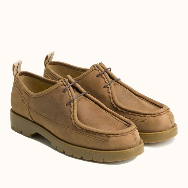 Kleman Derbies Semelle Crantée Cuir Nubuck