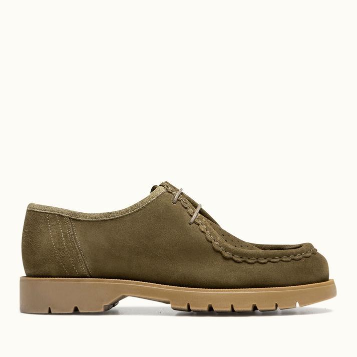 kleman Derbies semelle crantée cuir velours