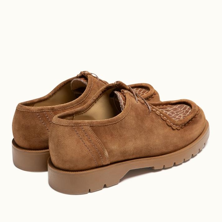 Kleman Derbies Semelle Crantée Cuir Velours