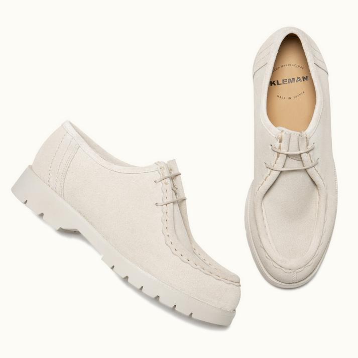 Kleman Derbies Semelle Crantée Cuir Velours Frost