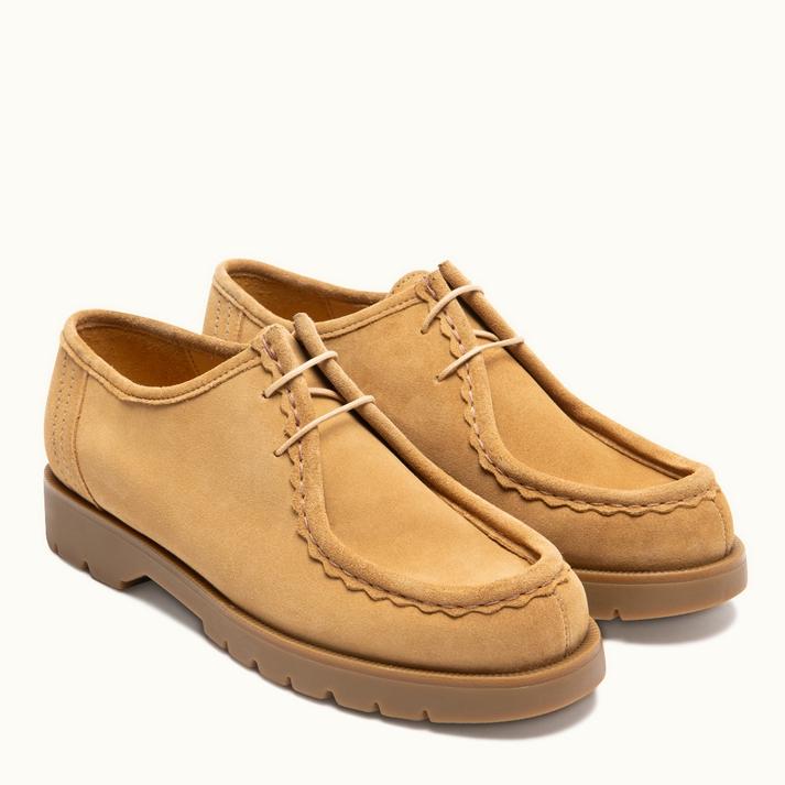 Kleman Derbies Semelle Crantée Cuir Velours Lion