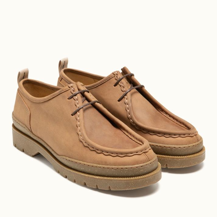 Kleman Derbies Style Workwear Cuir Cognac