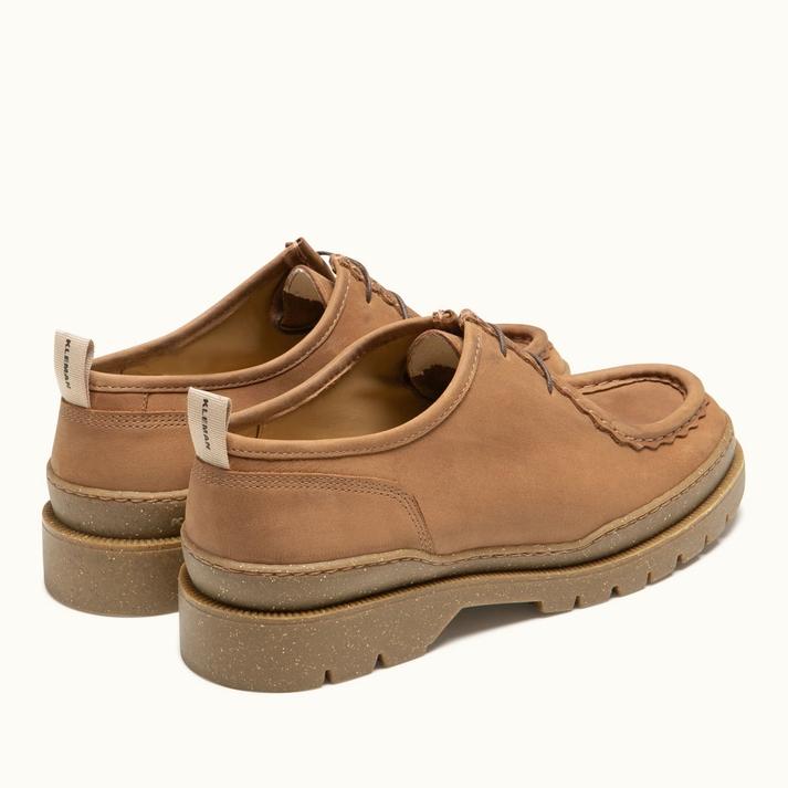 Kleman Derbies Style Workwear Cuir Cognac