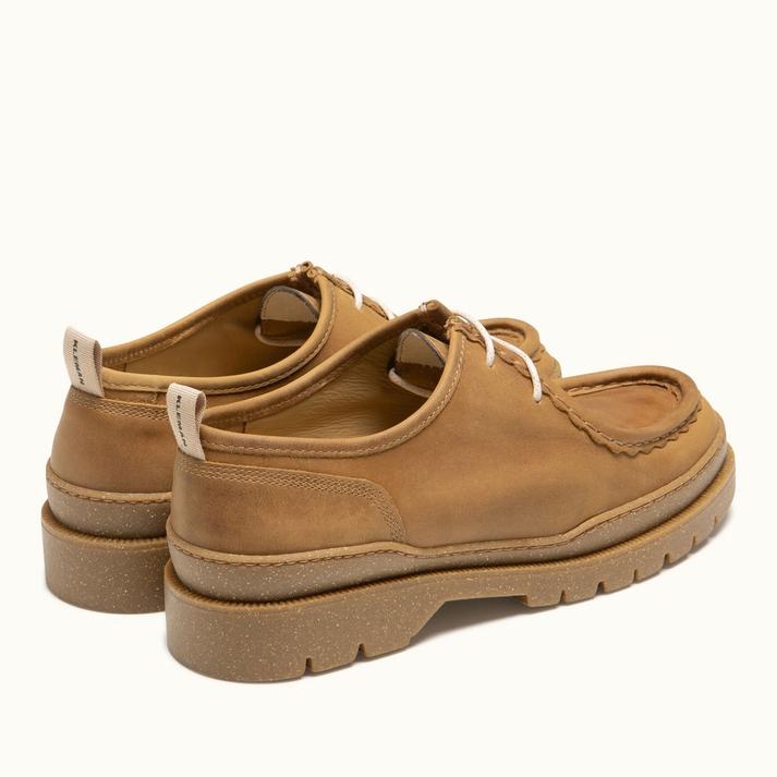 Kleman Derbies Style Workwear Cuir Moutarde