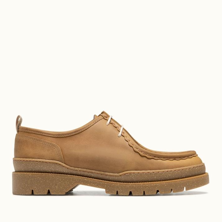 kleman Derbies style workwear cuir moutarde