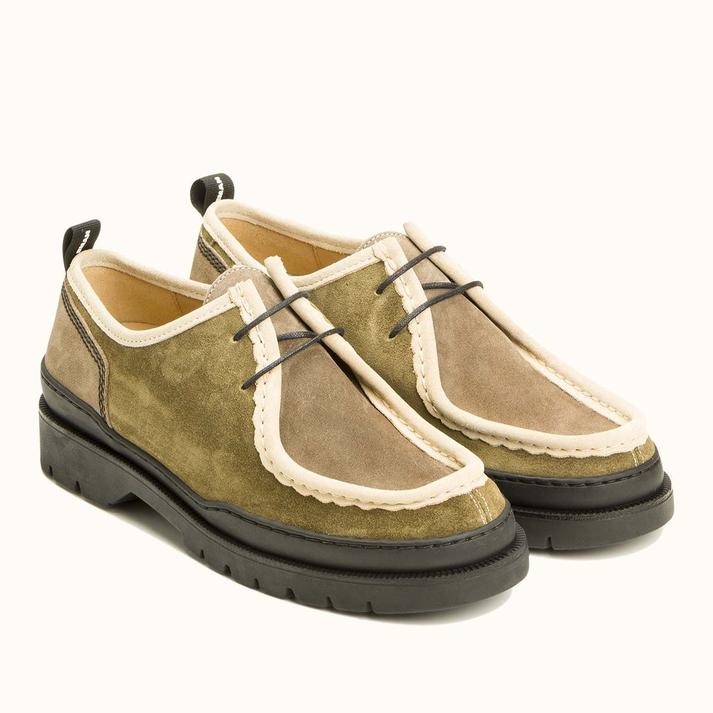 Kleman Derbies Velours Semelle Crantée