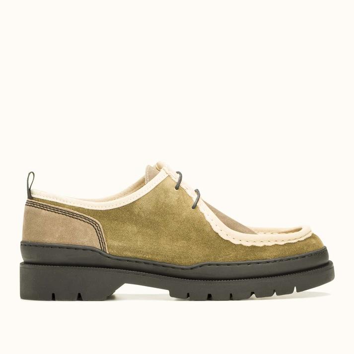 kleman Derbies velours semelle crantée