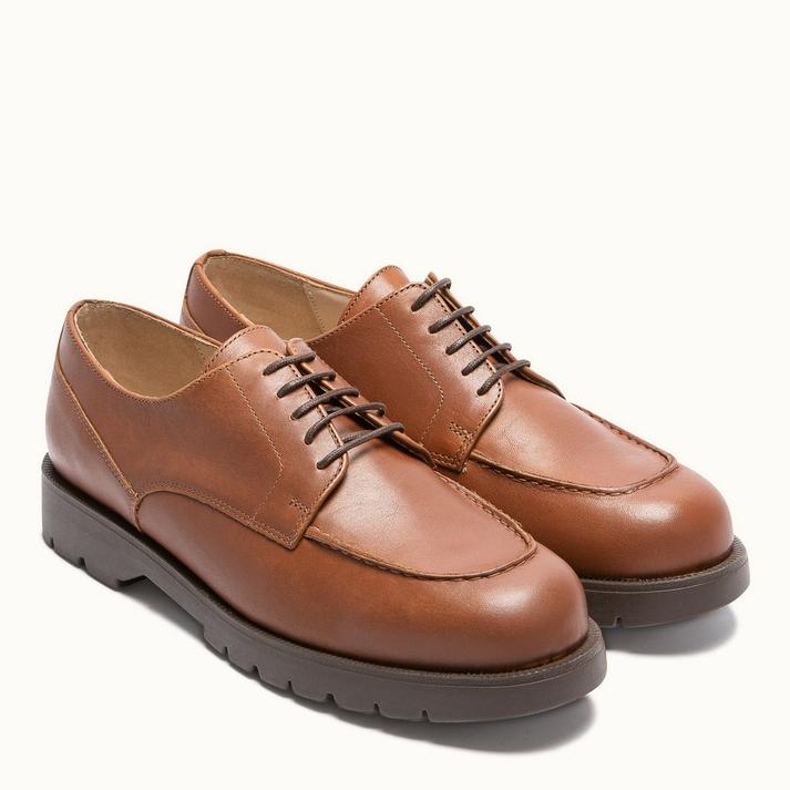 Kleman Derby Golf Cognac à Semelle Crantée