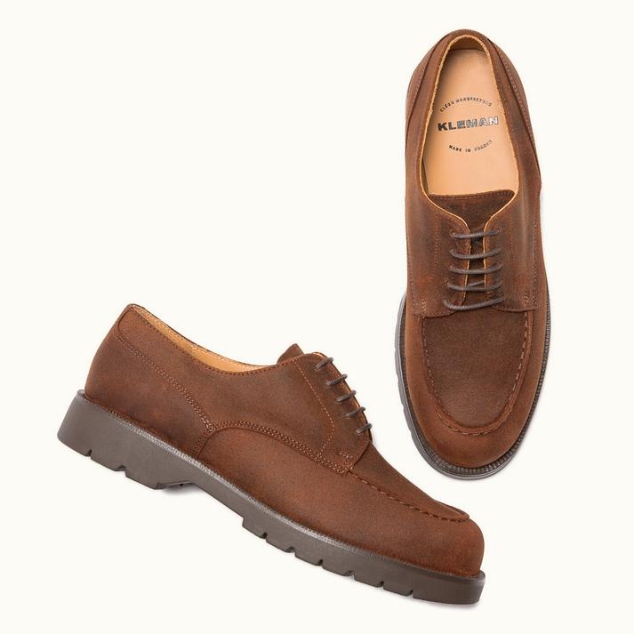 Kleman Derby Golf Cuir Ciré Cognac