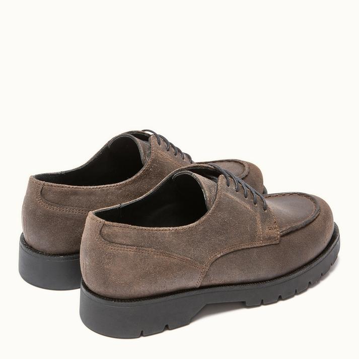 Kleman Derby Golf Cuir Ciré Marron Chataigne