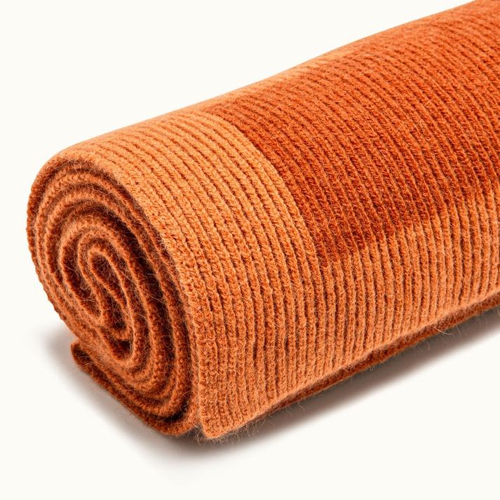 Kleman Écharpe Orange Laine Responsable