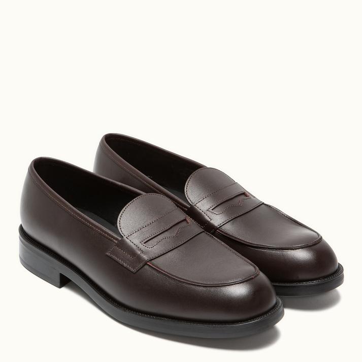 Kleman Mocassins Cuir Bordeaux