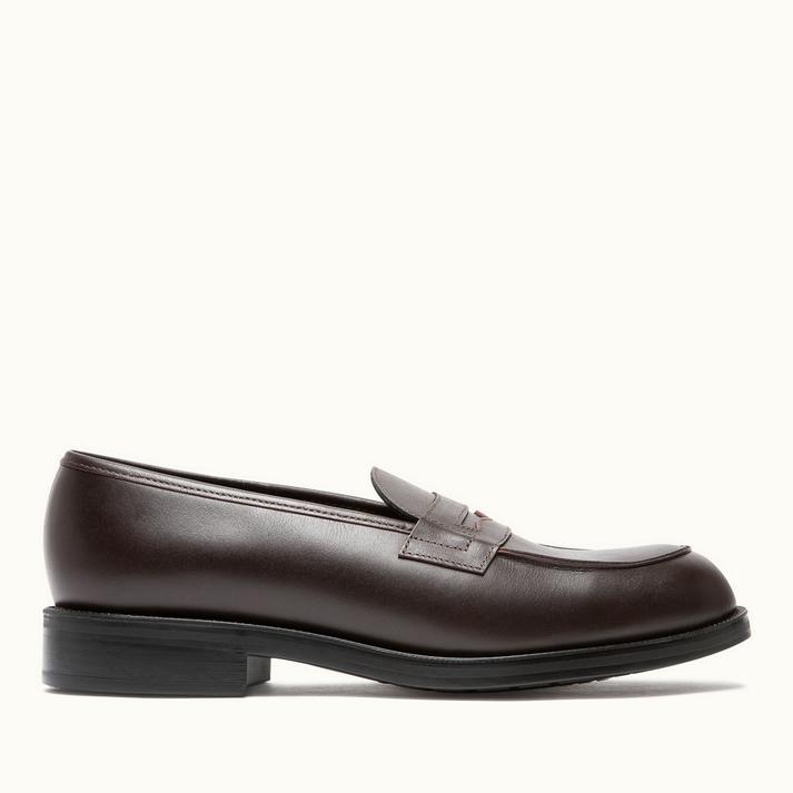 kleman Mocassins cuir bordeaux