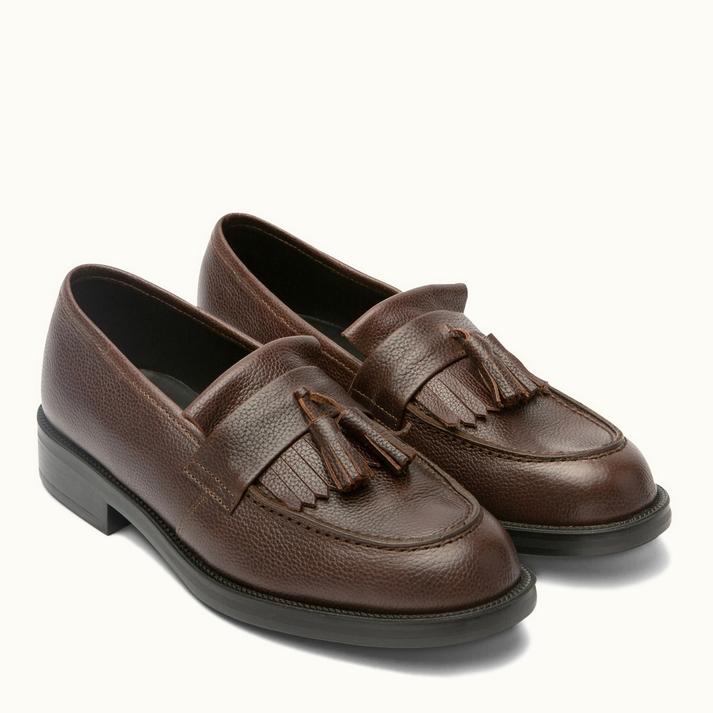 Kleman Mocassins Cuir Cafe