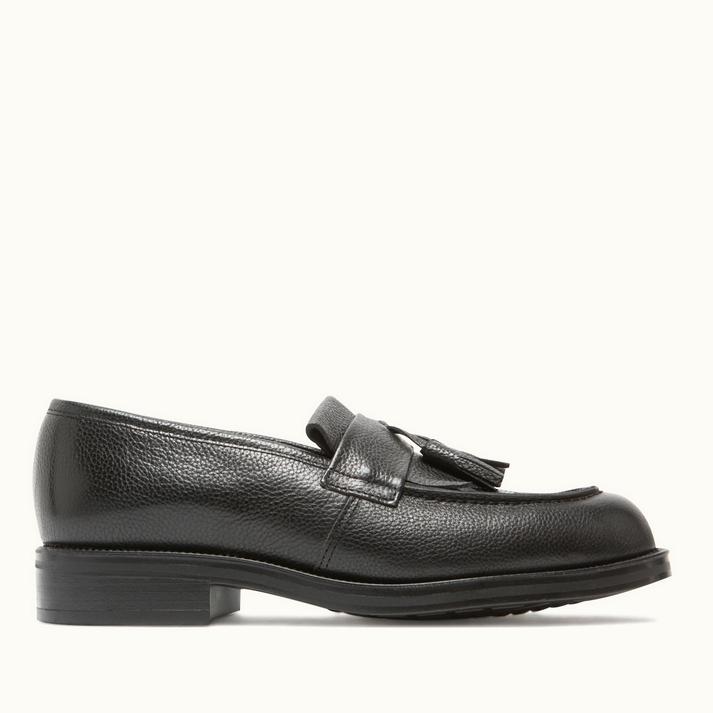kleman Mocassins cuir noir