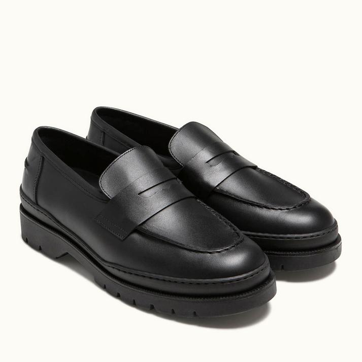 Kleman Mocassins Cuir Semelle Crantée