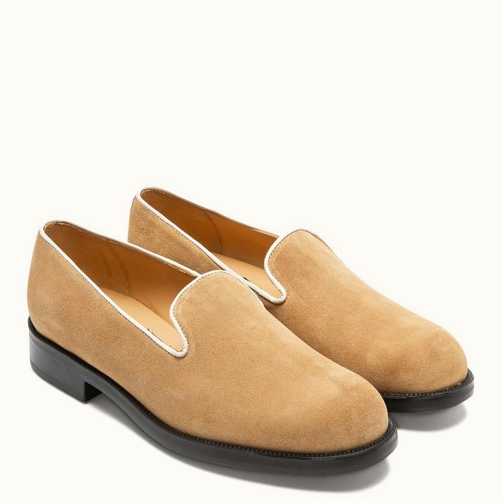 Kleman Mocassins Cuir Velours Cuir Velours Beige