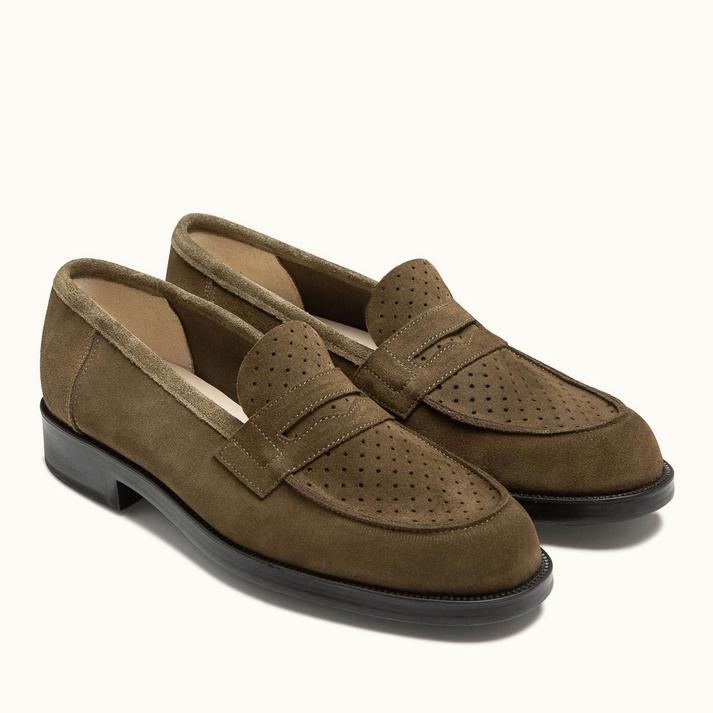 Kleman Mocassins Cuir Velours