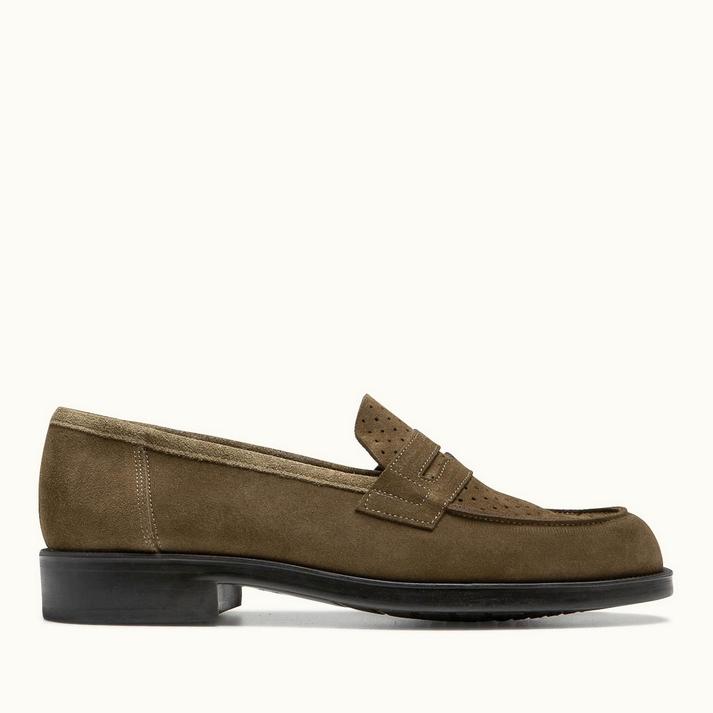 kleman Mocassins cuir velours