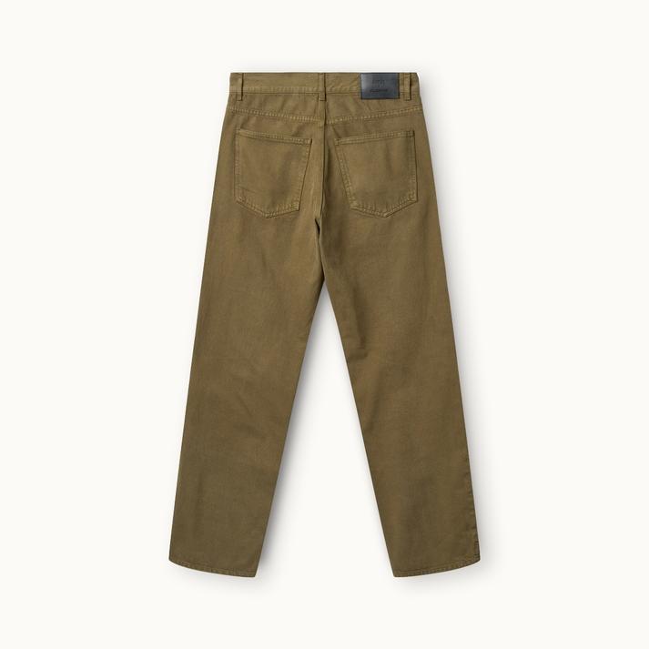 Kleman Pantalon En Coton Kaki Forét X KLEMAN