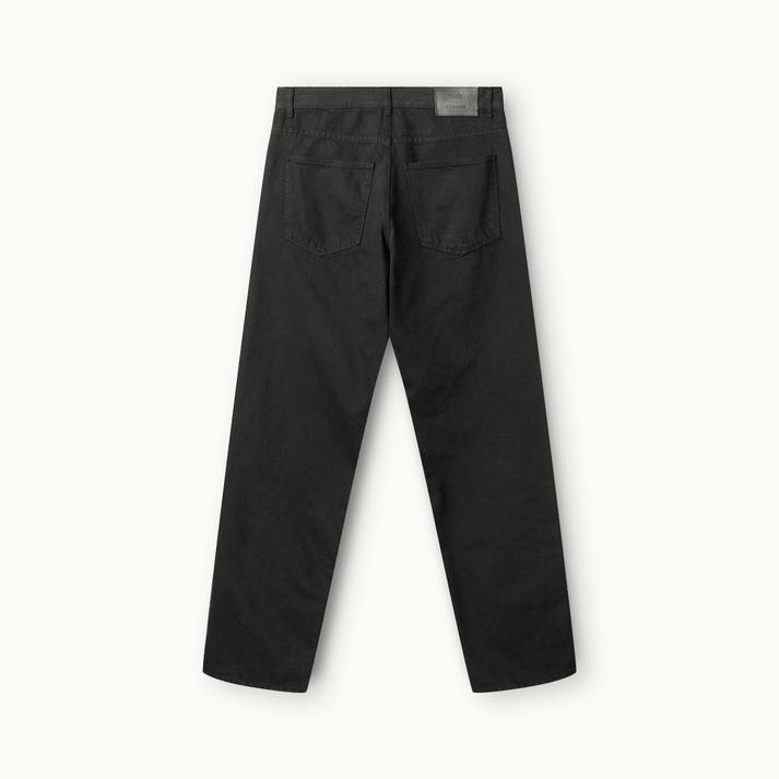Kleman Pantalon En Coton Noir Forét X KLEMAN