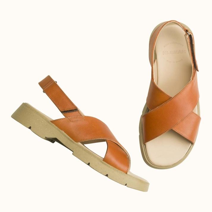 Kleman Sandales à Brides Croisées Cuir