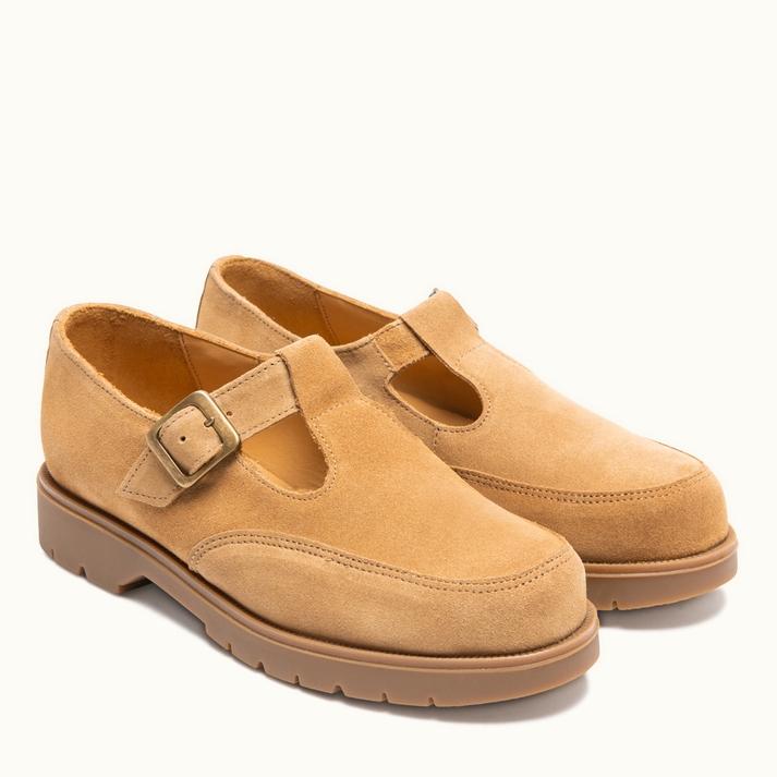 Kleman Sandales Fermées Cuir Velours Lion