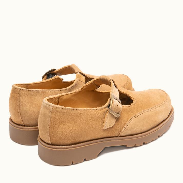 Kleman Sandales Fermées Cuir Velours Lion