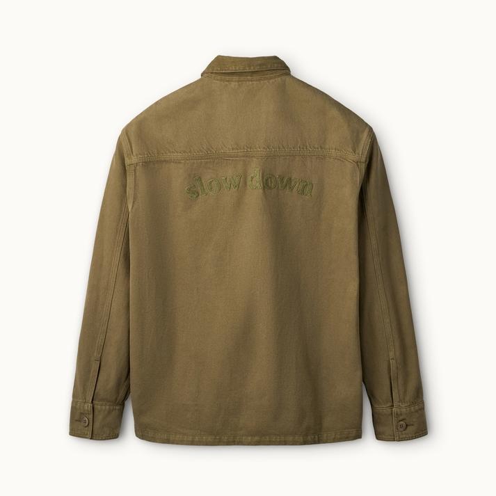 Kleman Surchemise En Coton Kaki Forét X KLEMAN