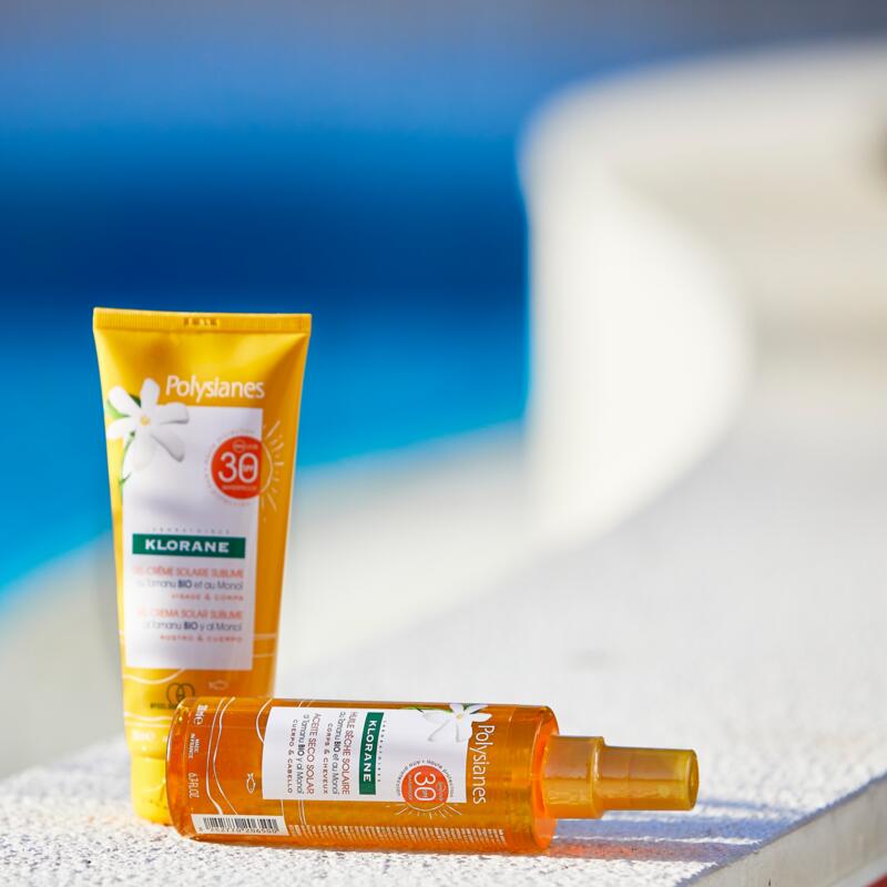 Klorane Gel-crème Solaire sublime SPF 30 Au Monoï Et Tamanu BIO