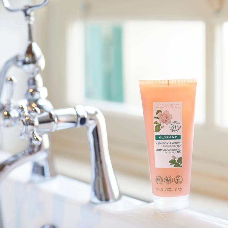 Klorane Crème Douche Au Parfum Lait De Rose