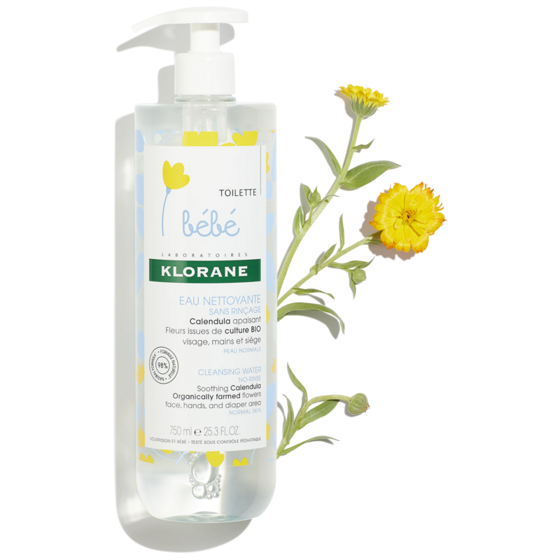 klorane Eau nettoyante bébé