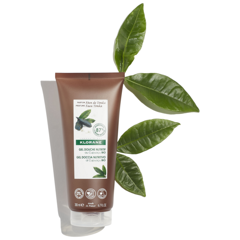 klorane Gel douche au parfum Fève de Tonka