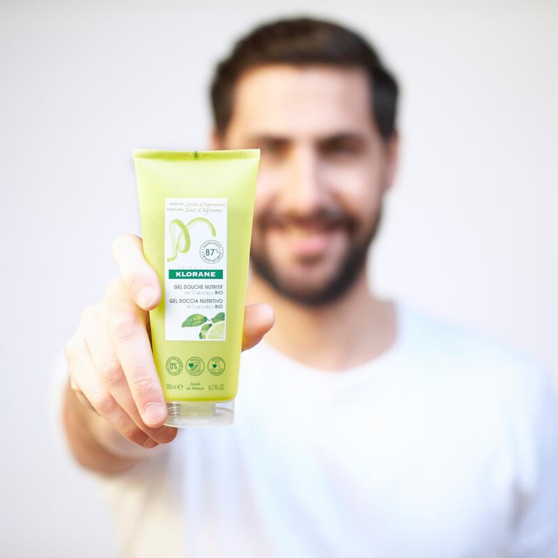 Klorane Gel Douche Au Parfum Zeste D’Agrumes