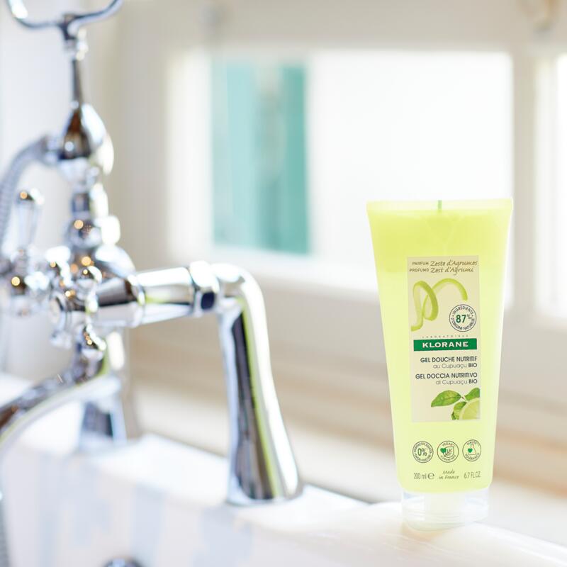 Klorane Gel Douche Au Parfum Zeste D’Agrumes