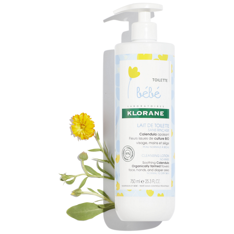 klorane Lait nettoyant bébé sans rinçage