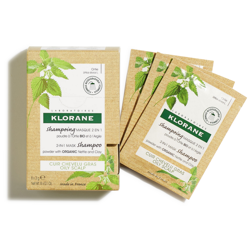 Klorane Shampoing Masque à La Poudre D'Ortie BIO
