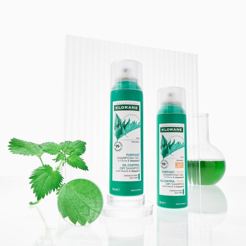 Klorane Shampoing Sec à L'Ortie & Vitamine E - Teinté