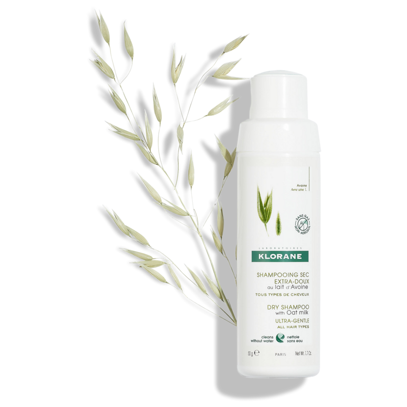 klorane Shampoing sec au lait d'Avoine - Sans gaz