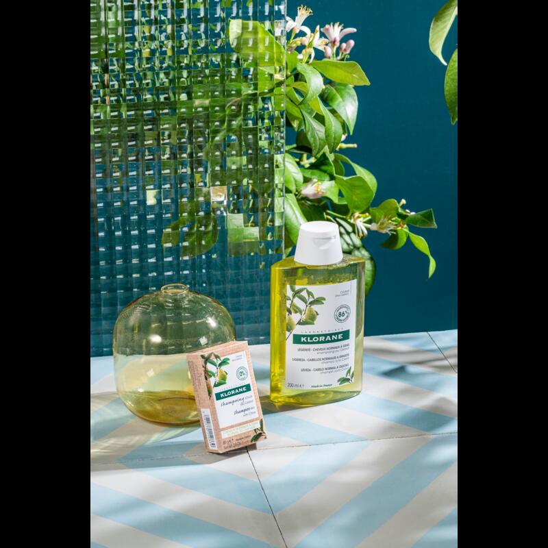 Klorane Shampoing Solide Au Cédrat — Cheveux Normaux à Gras