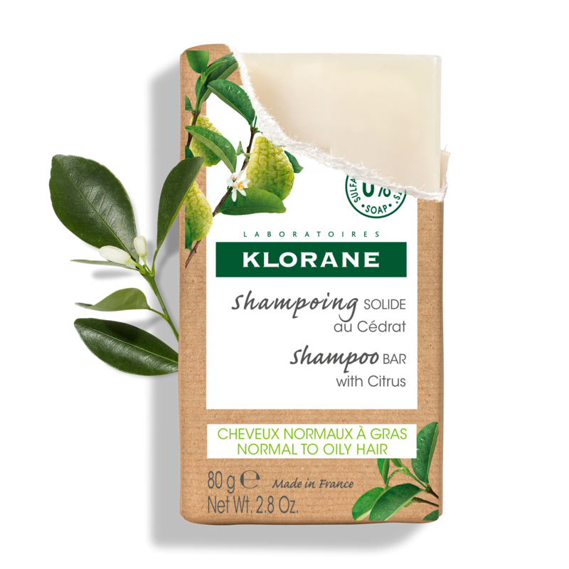 klorane Shampoing Solide au Cédrat — Cheveux normaux à gras
